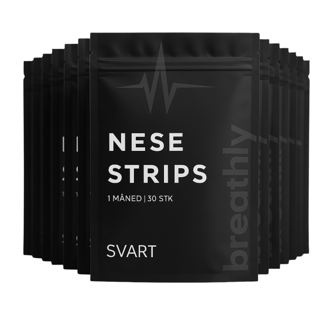 Svart Nesestrips - 12 Måneder